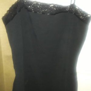 Black lace tank